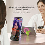 Supporto per telefono ad anello magnetico pieghevole a doppia faccia con blocchi di colore