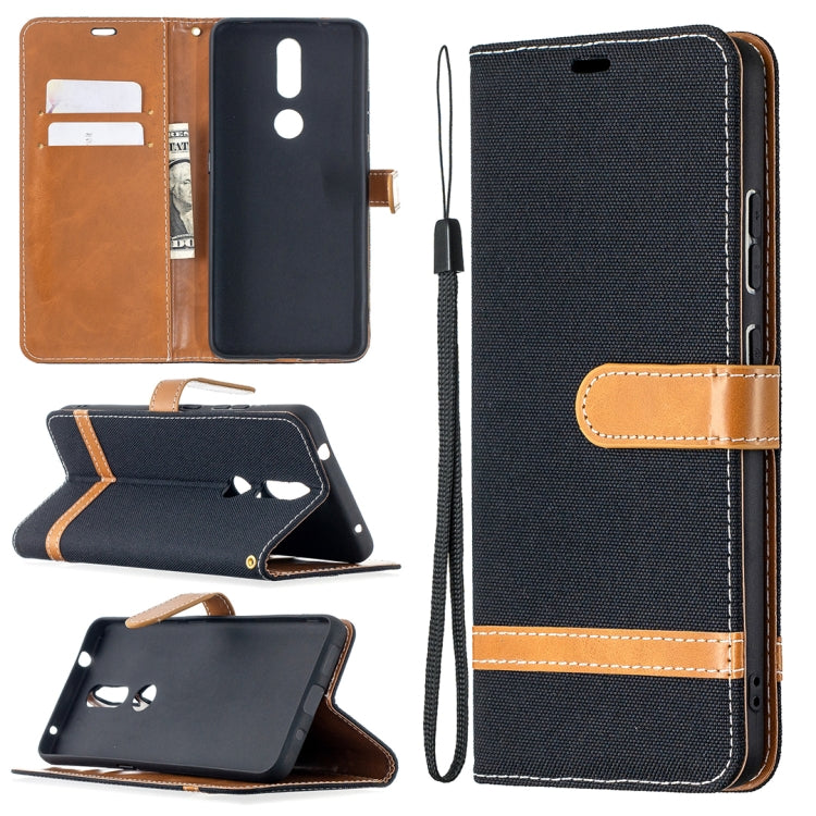 Custodia in pelle denim per Nokia 2.4 e 3.4