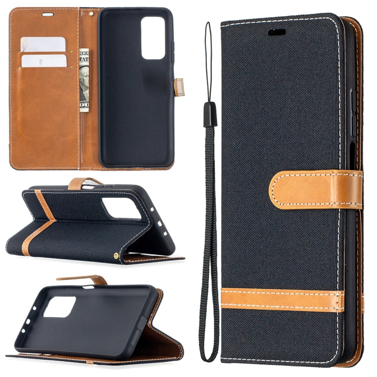 Custodia portafoglio in pelle denim per Xiaomi Mi 10T Lite 5G