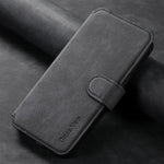 Custodia per telefono in pelle retrò antifurto CaseNeo MagSafe RFID, For Galaxy M36 5G