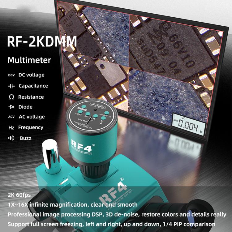 Telecamera RF4 RF-2KDMM 2K con funzione multimetro
