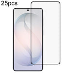25 pezzi di pellicola in vetro temperato ad alta resistenza con stampa serigrafica a schermo intero, compatibile con sblocco tramite impronta digitale., For Galaxy S26 FE 5G