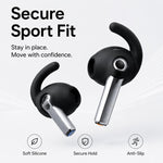 XDcase - 3 paia di tappi auricolari sportivi antiscivolo in silicone con custodia e moschettone, For Galaxy Buds3 Pro