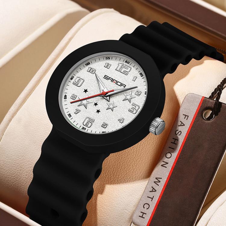 Orologio da studente SANDA 9123 3ATM resistente all'acqua, luminoso ed elegante.