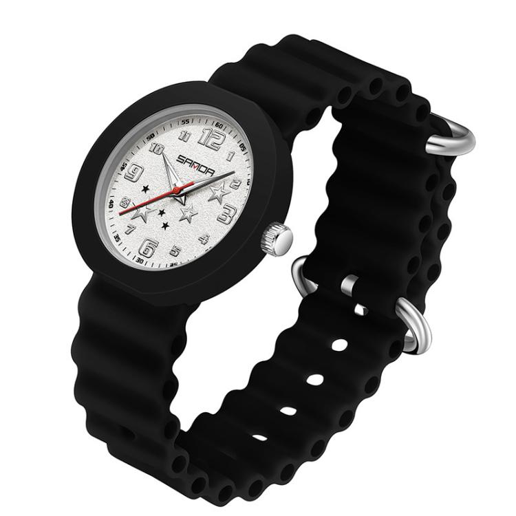Orologio da studente SANDA 9123 3ATM resistente all'acqua, luminoso ed elegante.