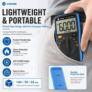SUNSHINE DT-101N Multimetro tascabile con selezione automatica