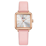 Orologio da donna SANDA 1316 al quarzo, impermeabile fino a 3 ATM, con cassa in lega., Leather-Black, Leather-Pink, Leather-Grey, Leather-Blue, Leather-White, Leather-Red