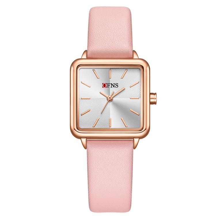 Orologio da donna SANDA 1316 al quarzo, impermeabile fino a 3 ATM, con cassa in lega., Leather-Black, Leather-Pink, Leather-Grey, Leather-Blue, Leather-White, Leather-Red
