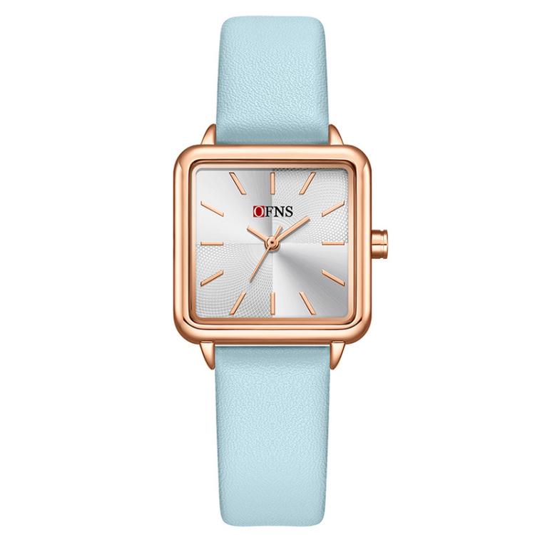 Orologio da donna SANDA 1316 al quarzo, impermeabile fino a 3 ATM, con cassa in lega., Leather-Black, Leather-Pink, Leather-Grey, Leather-Blue, Leather-White, Leather-Red