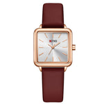 Orologio da donna SANDA 1316 al quarzo, impermeabile fino a 3 ATM, con cassa in lega., Leather-Black, Leather-Pink, Leather-Grey, Leather-Blue, Leather-White, Leather-Red