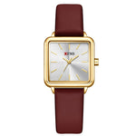 Orologio da donna SANDA 1316 al quarzo, impermeabile fino a 3 ATM, con cassa in lega., Leather-Black, Leather-Pink, Leather-Grey, Leather-Blue, Leather-White, Leather-Red