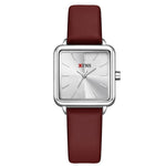 Orologio da donna SANDA 1316 al quarzo, impermeabile fino a 3 ATM, con cassa in lega., Leather-Black, Leather-Pink, Leather-Grey, Leather-Blue, Leather-White, Leather-Red