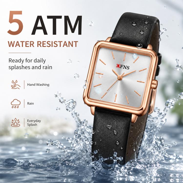 Orologio da donna SANDA 1316 al quarzo, impermeabile fino a 3 ATM, con cassa in lega., Leather-Black, Leather-Pink, Leather-Grey, Leather-Blue, Leather-White, Leather-Red