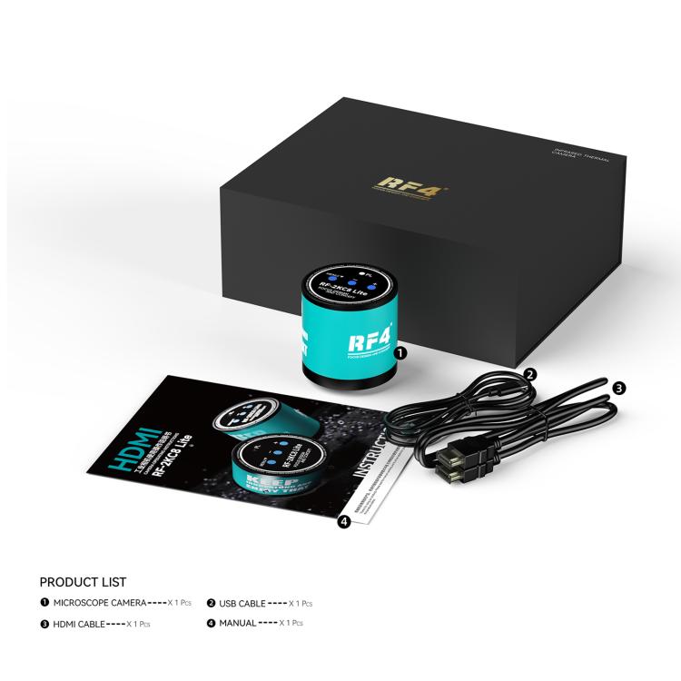 Telecamera regolabile RF-2KC8 Lite 1080P HD per microscopio
