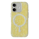 Custodia magnetica per telefono con motivo a conchiglia placcata in oro iridescente, For iPhone 17 Pro Max, For iPhone 17 Pro, For iPhone 17