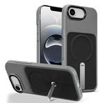 Custodia per telefono magnetica con supporto girevole in tessuto tecnico, For iPhone 17e / 16e, For iPhone 17 Pro Max, For iPhone 17 Pro