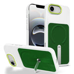 Custodia per telefono magnetica con supporto girevole in tessuto tecnico, For iPhone 17e / 16e, For iPhone 17 Pro Max, For iPhone 17 Pro