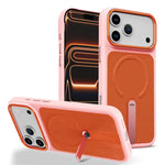 Custodia per telefono magnetica con supporto girevole in tessuto tecnico, For iPhone 17e / 16e, For iPhone 17 Pro Max, For iPhone 17 Pro