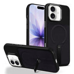 Custodia per telefono magnetica con supporto girevole in tessuto tecnico, For iPhone 17, For iPhone Air, For iPhone 16 Pro Max