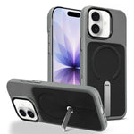 Custodia per telefono magnetica con supporto girevole in tessuto tecnico, For iPhone 17, For iPhone Air, For iPhone 16 Pro Max