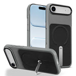 Custodia per telefono magnetica con supporto girevole in tessuto tecnico, For iPhone 17, For iPhone Air, For iPhone 16 Pro Max