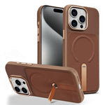 Custodia per telefono magnetica con supporto girevole in tessuto tecnico, For iPhone 15 Pro Max, For iPhone 15 Pro, For iPhone 15 Plus
