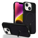 Custodia per telefono magnetica con supporto girevole in tessuto tecnico, For iPhone 15, For iPhone 14 Plus, For iPhone 14