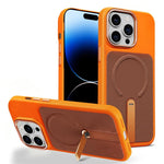 Custodia per telefono magnetica con supporto girevole in tessuto tecnico, For iPhone 14 Pro, For iPhone 14 Pro Max, For iPhone 13 Pro Max