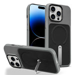 Custodia per telefono magnetica con supporto girevole in tessuto tecnico, For iPhone 14 Pro, For iPhone 14 Pro Max, For iPhone 13 Pro Max
