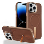 Custodia per telefono magnetica con supporto girevole in tessuto tecnico, For iPhone 14 Pro, For iPhone 14 Pro Max, For iPhone 13 Pro Max