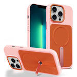 Custodia per telefono magnetica con supporto girevole in tessuto tecnico, For iPhone 14 Pro, For iPhone 14 Pro Max, For iPhone 13 Pro Max