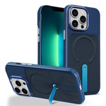 Custodia per telefono magnetica con supporto girevole in tessuto tecnico, For iPhone 14 Pro, For iPhone 14 Pro Max, For iPhone 13 Pro Max