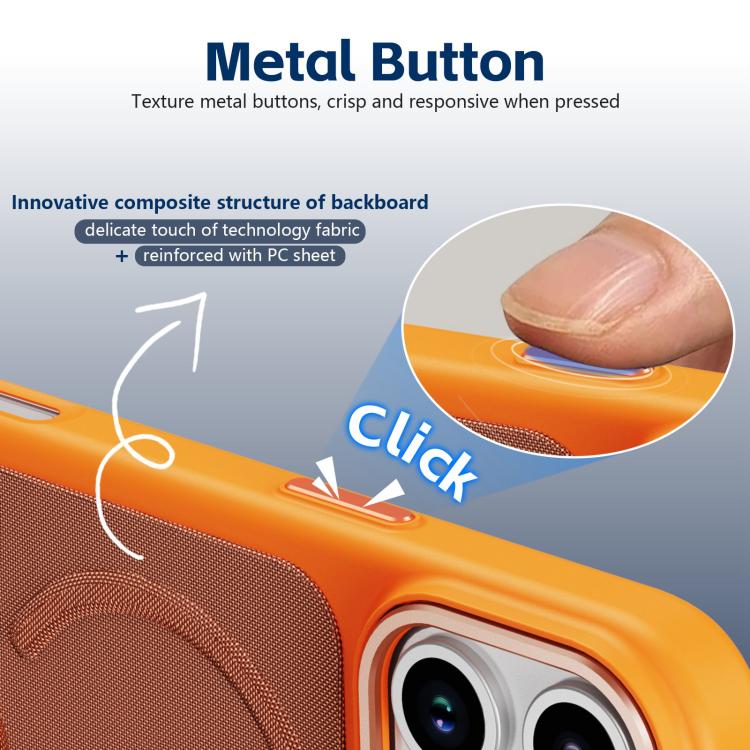 Custodia per telefono magnetica con supporto girevole in tessuto tecnico, For iPhone 13 Pro, For iPhone 13, For iPhone 12