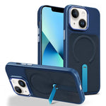 Custodia per telefono magnetica con supporto girevole in tessuto tecnico, For iPhone 13 Pro, For iPhone 13, For iPhone 12