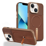 Custodia per telefono magnetica con supporto girevole in tessuto tecnico, For iPhone 13 Pro, For iPhone 13, For iPhone 12