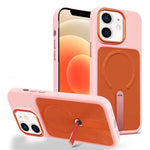 Custodia per telefono magnetica con supporto girevole in tessuto tecnico, For iPhone 13 Pro, For iPhone 13, For iPhone 12