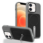 Custodia per telefono magnetica con supporto girevole in tessuto tecnico, For iPhone 13 Pro, For iPhone 13, For iPhone 12