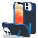 Custodia per telefono magnetica con supporto girevole in tessuto tecnico, For iPhone 13 Pro, For iPhone 13, For iPhone 12