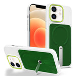 Custodia per telefono magnetica con supporto girevole in tessuto tecnico, For iPhone 13 Pro, For iPhone 13, For iPhone 12