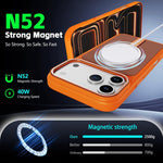 Custodia per telefono magnetica con supporto girevole in tessuto tecnico, For iPhone 12 Pro Max, For iPhone 12 Pro