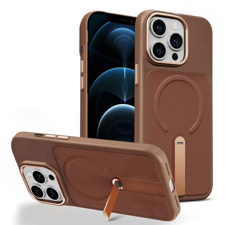 Custodia per telefono magnetica con supporto girevole in tessuto tecnico, For iPhone 12 Pro Max, For iPhone 12 Pro