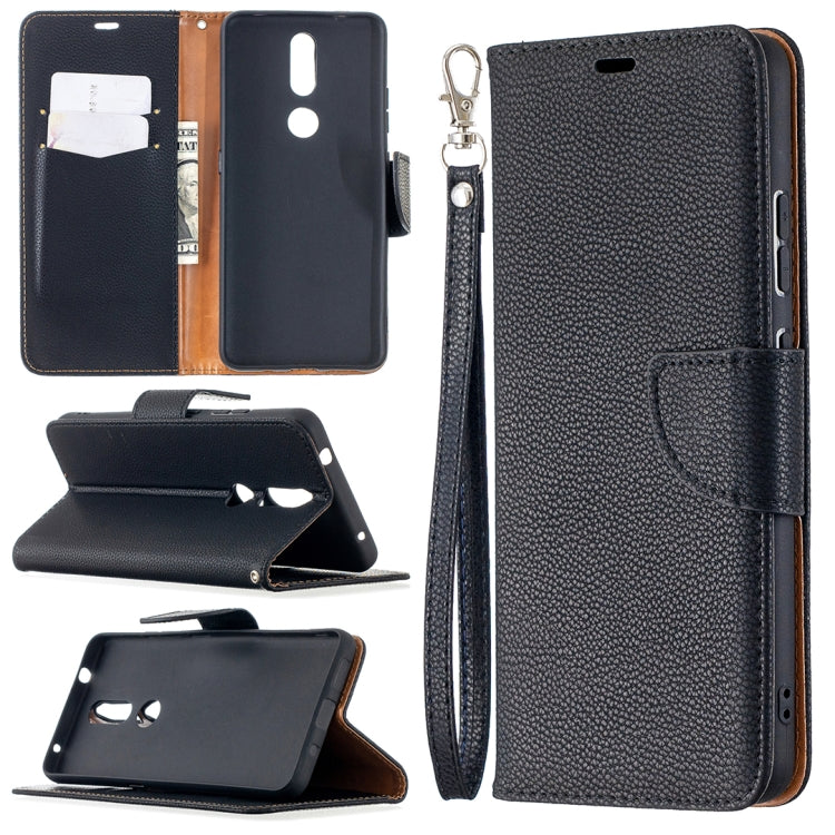 Custodia in pelle con supporto per Nokia 2.4 e 3.4