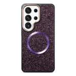 Custodia magnetica antiurto con airbag glitterato per telefono, For Galaxy S26 Ultra 5G, For Galaxy S26 5G, For Galaxy S25 Ultra 5G, For Galaxy S24 Ultra 5G, For Galaxy S24 5G