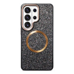 Custodia magnetica antiurto con airbag glitterato per telefono, For Galaxy S26 Ultra 5G, For Galaxy S26 5G, For Galaxy S25 Ultra 5G, For Galaxy S24 Ultra 5G, For Galaxy S24 5G