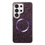 Custodia magnetica antiurto con airbag glitterato per telefono, For Galaxy S26 Ultra 5G, For Galaxy S26 5G, For Galaxy S25 Ultra 5G, For Galaxy S24 Ultra 5G, For Galaxy S24 5G