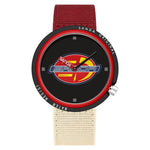 Orologio SANDA 3202 Slim Silent impermeabile fino a 3 ATM con cinturino in nylon, ideale per studenti.