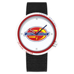 Orologio SANDA 3202 Slim Silent impermeabile fino a 3 ATM con cinturino in nylon, ideale per studenti.