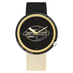 Orologio SANDA 3202 Slim Silent impermeabile fino a 3 ATM con cinturino in nylon, ideale per studenti.