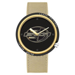 Orologio SANDA 3202 Slim Silent impermeabile fino a 3 ATM con cinturino in nylon, ideale per studenti.