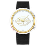 Orologio SANDA 3202 Slim Silent impermeabile fino a 3 ATM con cinturino in nylon, ideale per studenti.